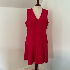 Karl Lagerfeld Size 16 wool blend V neck Dress